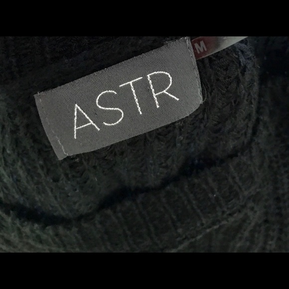 ASTR Black Lace Sweater - Picture 4 of 9